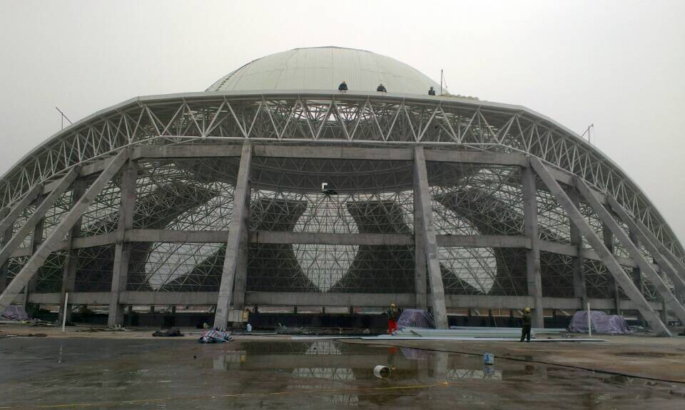 海城温泉馆网架工程